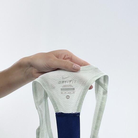 Nike Dri-FIT Striped Racerback Tank Top Athletic Performance Tank Size XS - Picture 2 of 3